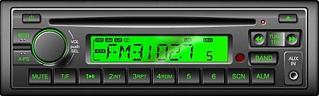 Freightliner truck radio